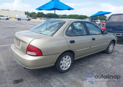 2001 Nissan Sentra Xe из США, поврежденный, VIN 3N1CB51D01L502195